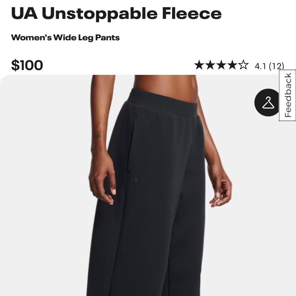 Under Armour Unstoppable Fleece Flared Sweatpants